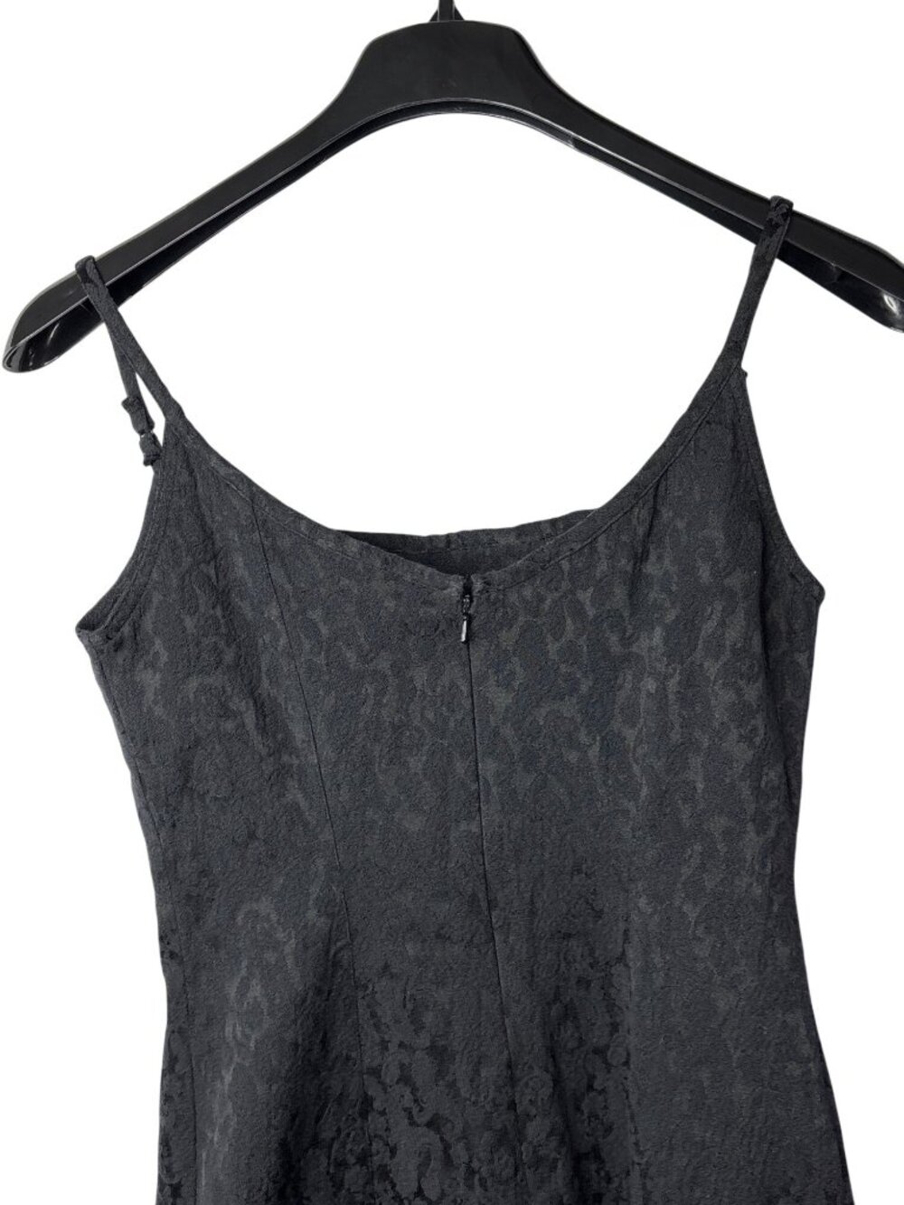 Express Mini Sheath Dress 7/8 Paisley Print Spaghetti Straps Vintage 90s Y2K - Picture 5 of 7